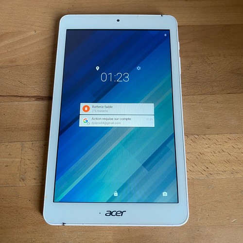Tablette tactile acer iconia - tactile,