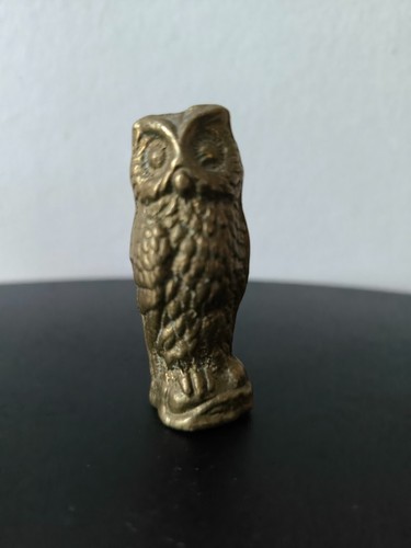 Hibou laiton métal - en,