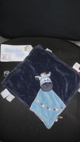 Doudou plat zèbre zebrito - zèbre,