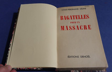 BAGATELLES POUR UN MASSACRE