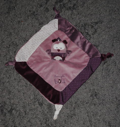 Doudou plat hibou sauthon - 🦉doudou,
