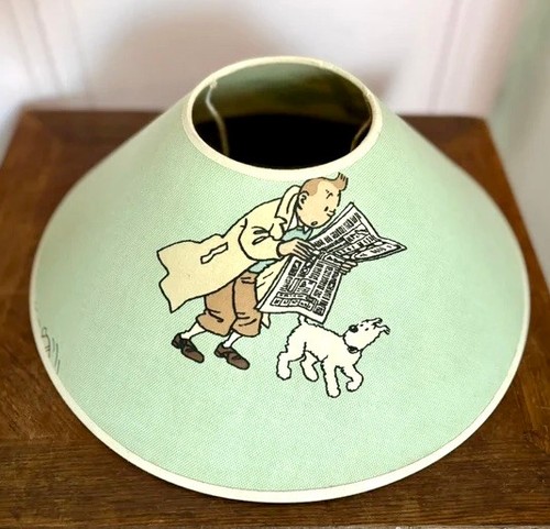 Tintin abat jour tisssu - abat-jour, en