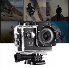 Caméra d'action Étanche de Sport, Caméra Ultra HD avec 2 Pouces Écran 1080P