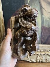 Sculpture Bois Inde Animalier