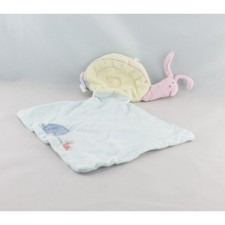 Doudou plat escargot mouchoir