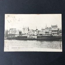 CPA Navire LLOYD 1904 Bateau A Roue Cherbourg Quai De Caligny