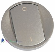 Enjoliveur pour interrupteur bipolaire finition titane Céliane Legrand 068321