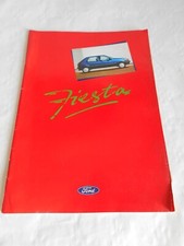 Brochure de vente française vintage origine Ford Fiesta gamme 1990 XR2i ghia CL S pack