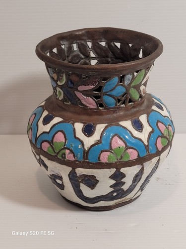 Ancien vase pot cuivre - vase, en