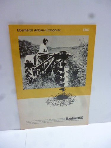 Eberhardt mounted earth auger - earth,