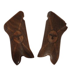 POIGNÉES DE PISTOLET EN BOIS LUGER ALLEMANDES P08 P-08 DE LA PREMIÈRE GUERRE ...