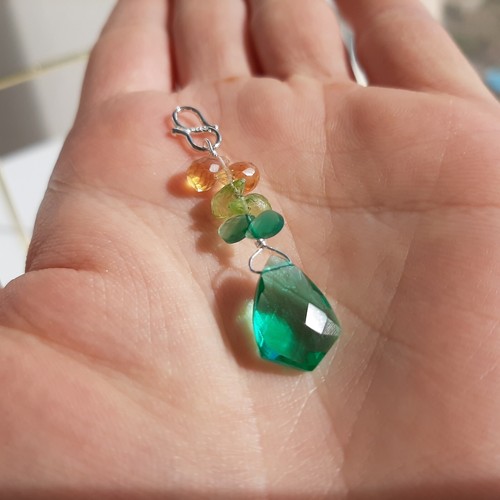 Pendentif pierre précieuse - pierre,