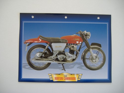 Fiche moto norton commando - fiche,