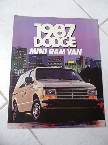 Dodge mini ram van 1987 - mini,