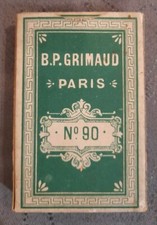 Ancien Jeu de Cartes exposition Universelle 1900 B.P GRIMAUD Numéro 90  complet