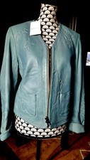 Veste cuir véritable - veste, en