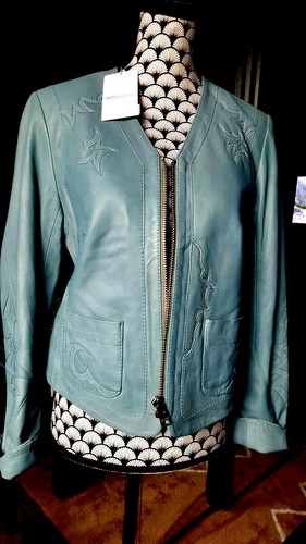 Veste cuir véritable - veste,