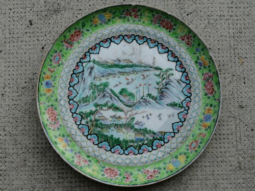 Ancienne assiette porcelaine