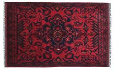 Tapis Afghan Khal Mohammadi 80x120 Fait Main Marron Géométrique Orient 10