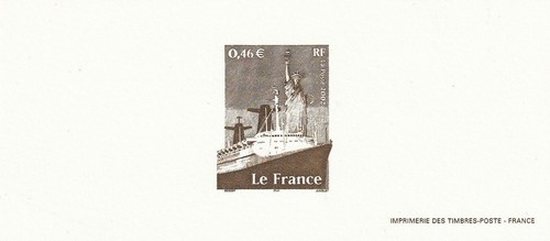 Gravure epreuve timbre poste - gravure,