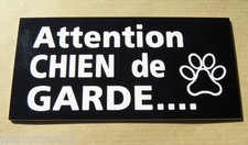 plaque gravée ATTENTION