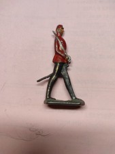 soldats Plomb prussiens ,  1/2 Ronde Bosse  ,Officier  ,Heyde, Linéol, Cbg