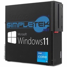 LENOVO THINKCENTRE M800 SFF I5 WIN 11 RAM 32GB SSD 2TB GPU GT730 SÉRIE RS232