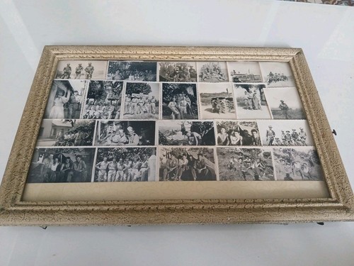 Ancien cadre avec photos - avec, 23