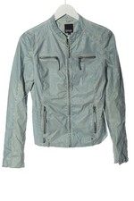 DIFFERENT Veste en cuir synthétique Dames Veste T EU 34 turquoise