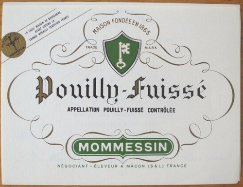 Etiquettes vin france pouilly - france,
