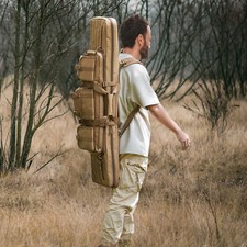 VEVOR Housse à Fusil Sac pour Arme Longue Tactique 107 cm 2 Fusils 2 Pistolets