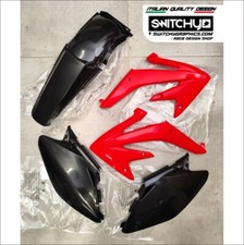 Kit Plastiques HM 50 - 125 4T Et VENT Rouge Et Noir