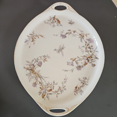 Grand plat ovale porcelaine - plat, en