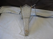 Bouquetière voiture Art Déco pâte de verre 1920 – rare – 19cm – Veronidia DAUM ?