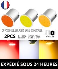 2 Ampoules LED P21W BA15S 1156 12V COB-12SMD Feux De Recul Freinage Voiture Moto