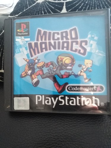 Jeu ps1 micro maniacs complet - maniacs,