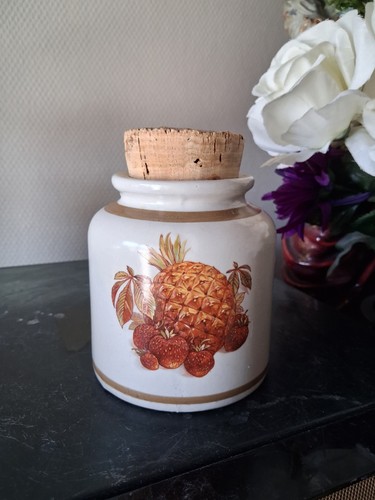 Pot gres ananas fraises - pot,