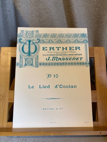 Massenet werther lied - massenet,