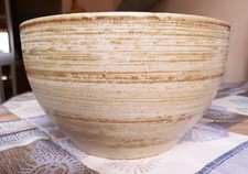 Grand saladier en grès pyrité Saint Clément FRANCE N°5660 Collection NEUF