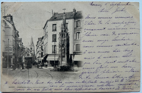 Cpa rouen fontaine - cpa, la