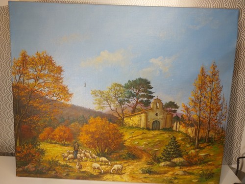 Peinture huile sur - peinture, toile