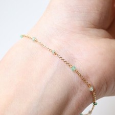 Bracelet gold filled pierre - gold,