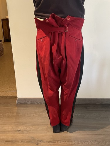Pantalon rouge garance - pantalon,