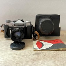Appareil Photo ZENITH-E objectif HELLIOS 44 Argentique FONCTIONNE + Etui cuir
