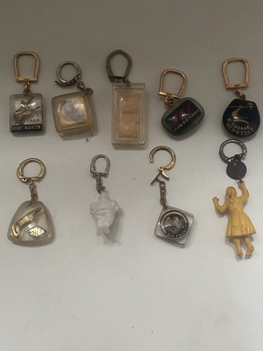 Lot porte clef bourbon - clef,