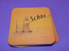 LOT 10 DESSOUS VERRE SOUS-BOCK  "SCHWEPPES" TB ÉTAT