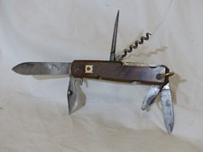 couteau ancien croix suisse