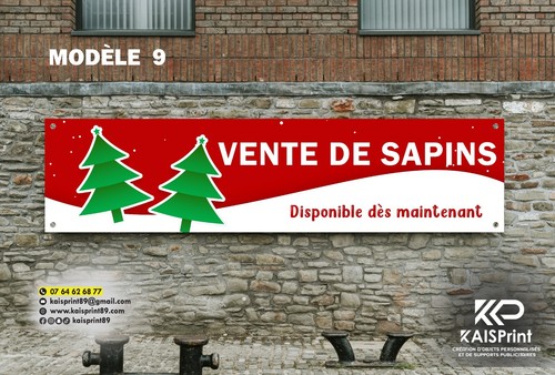 Banderole bâche noël - , –