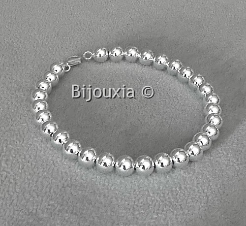 Bracelet maille boule - bracelet,