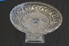 coupe sur pied cristal creusot arabesques